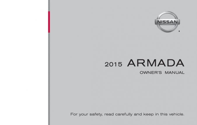 2015 Nissan ARMADA Owner’s Manual Image