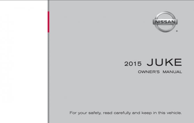 2015 Nissan Juke Owner’s Manual Image