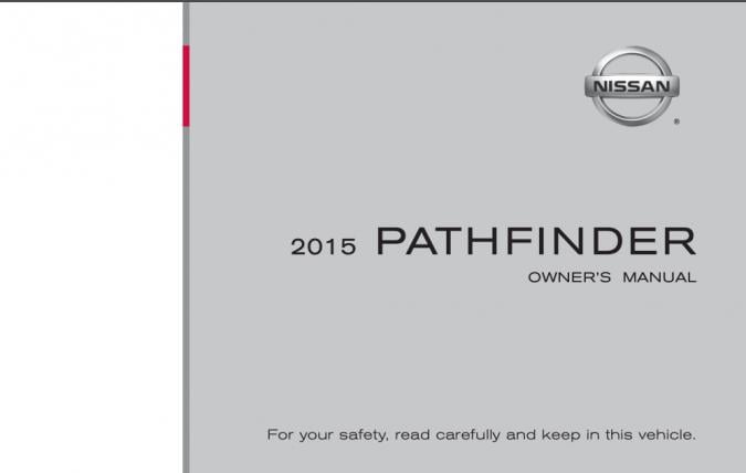 2015 Nissan Pathfinder Owner’s Manual Image