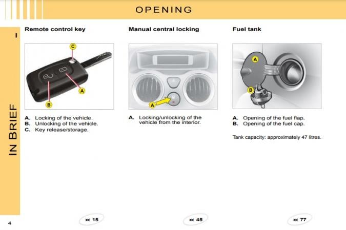 2016 Citroën C3 Owner’s Manual Image