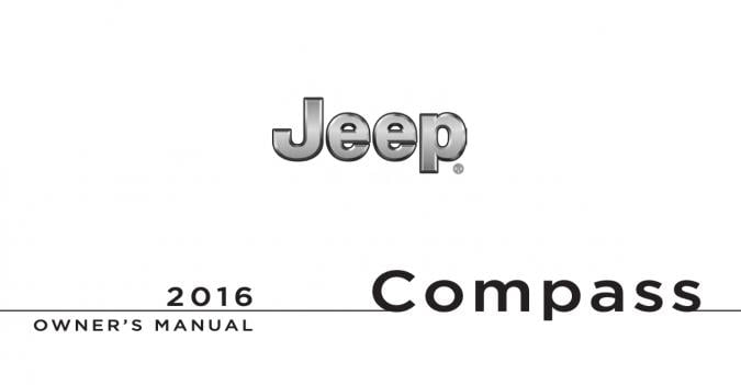2016 Jeep Compass Owner’s Manual Image