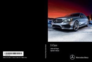 2016 MERCEDES E CLASS OWNERS MANUAL PDF visual data 4