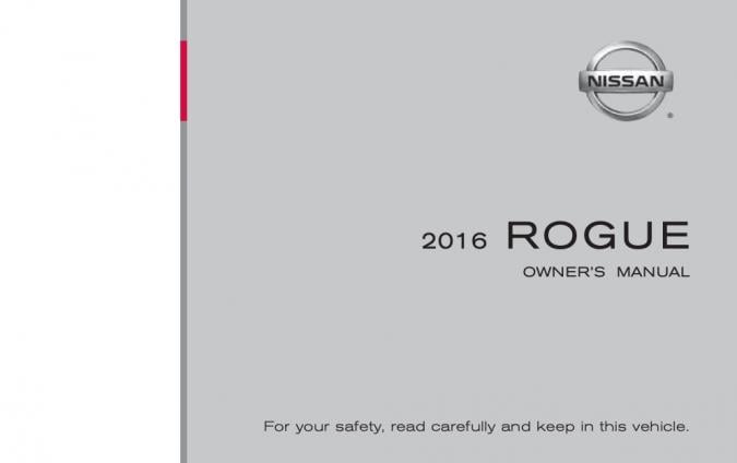 2016 Nissan Rogue Owner’s Manual Image