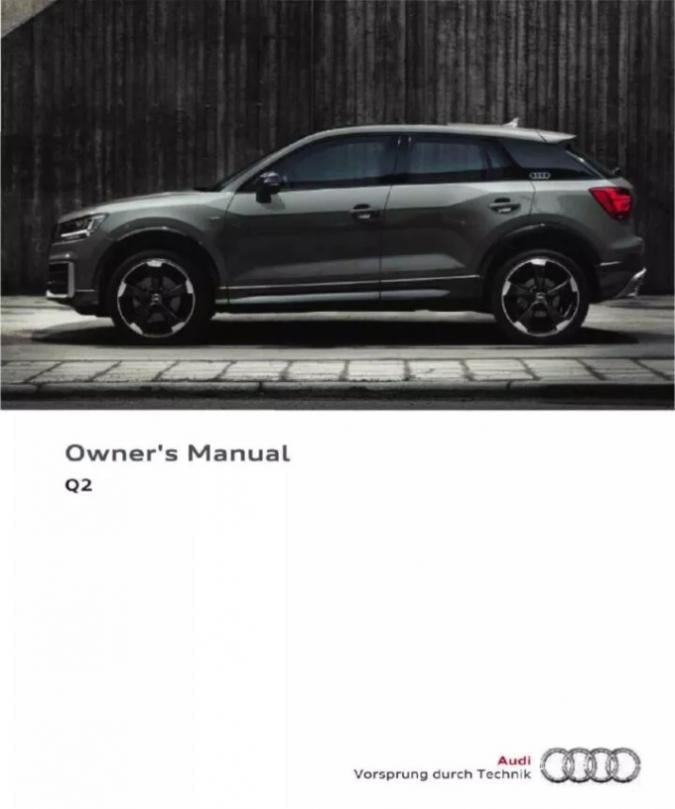 2017 Audi Q2 Owner’s Manual Image