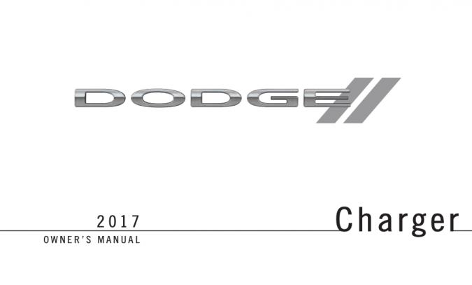 2017 Dodge Charger Owner’s Manual Image