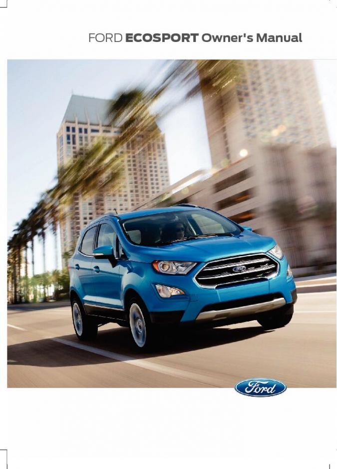2016 Ford EcoSport Owner’s Manual Image