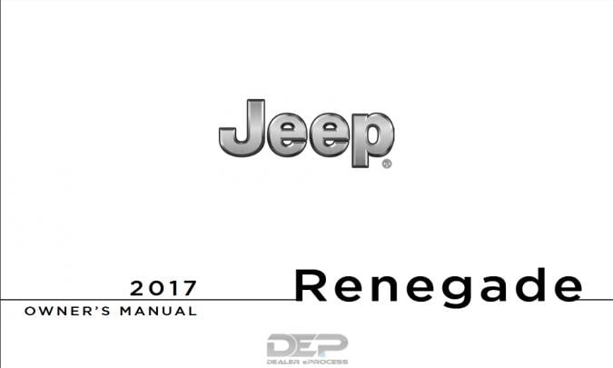 2017 Jeep Renegade Owner’s Manual Image