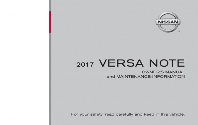 2017 Nissan Versa Note Owner’s Manual Image