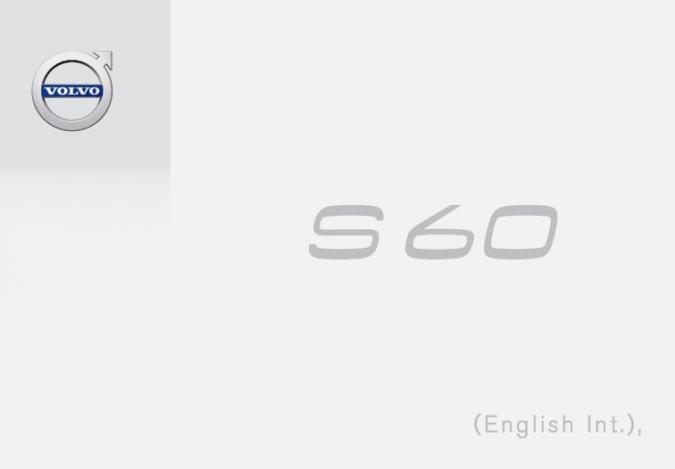 2017 Volvo S60 Owner’s Manual Image
