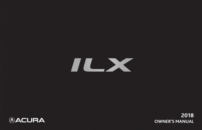 2018 Acura ILX Owner’s Manual Image