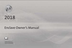 2018 Buick Enclave Owner’s Manual PDF | Manual Directory