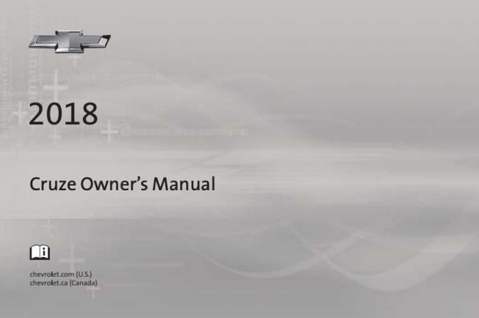 2018 Chevrolet Cruze Owner’s Manual Image