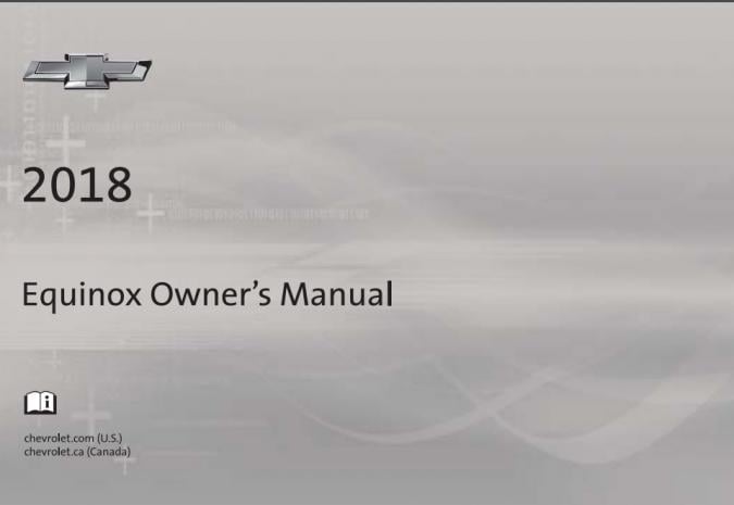 2018 Chevrolet Equinox Owner’s Manual Image