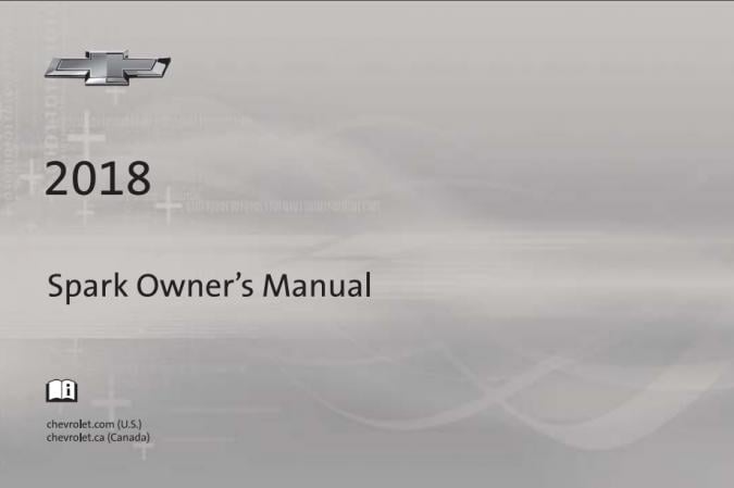 2018 Chevrolet Spark Owner’s Manual Image