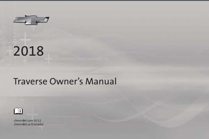 2018 Chevrolet Traverse Owner’s Manual Image