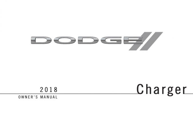 2018 Dodge Charger Owner’s Manual Image