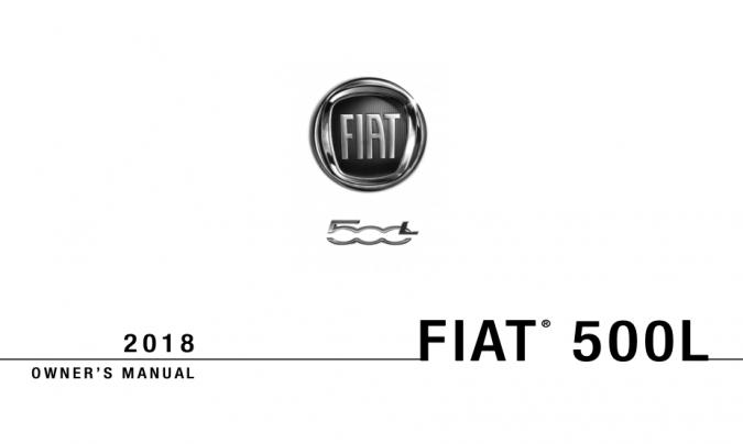 2018 Fiat 500L Owner’s Manual Image