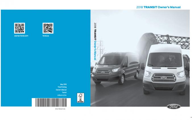 2018 Ford Transit Owner’s Manual Image