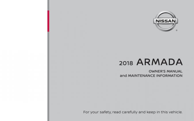 2018 Nissan ARMADA Owner’s Manual Image