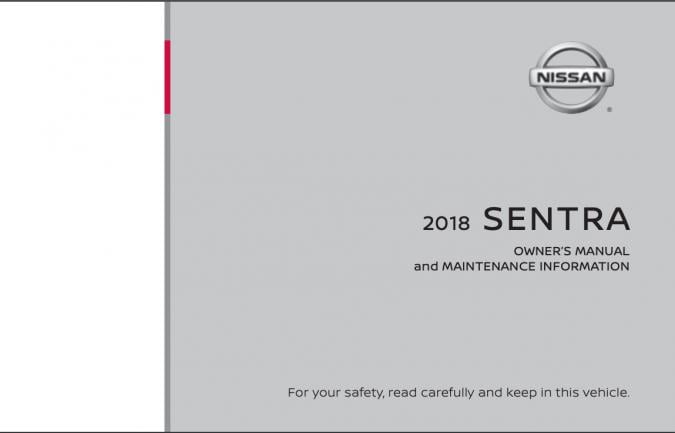 2018 Nissan Sentra Owner’s Manual Image