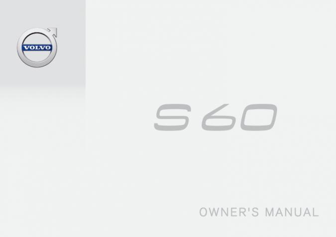 2018 Volvo S60 Owner’s Manual Image