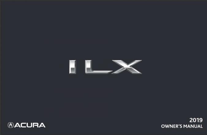 2019 Acura ILX Owner’s Manual Image