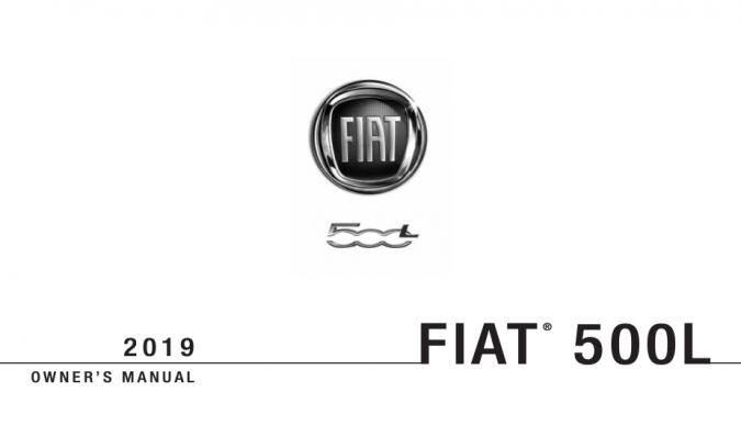 2019 Fiat 500L Owner’s Manual Image