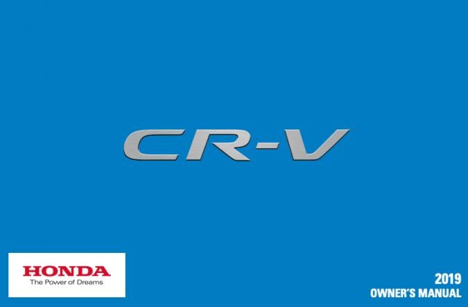 2019 Honda CR-V Owner’s Manual Image