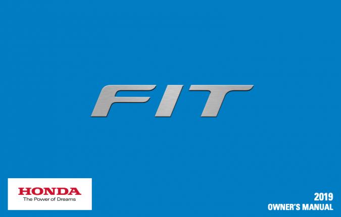 2019 Honda Fit Owner’s Manual Image