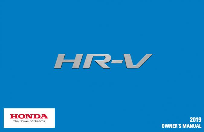 2019 Honda HR-V Owner’s Manual Image