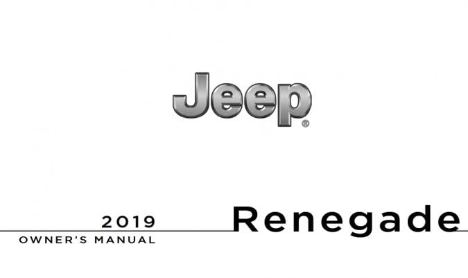 2019 Jeep Renegade Owner’s Manual Image