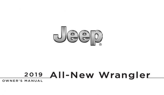 2019 Jeep Wrangler Owner's Manual PDF | Manual Directory