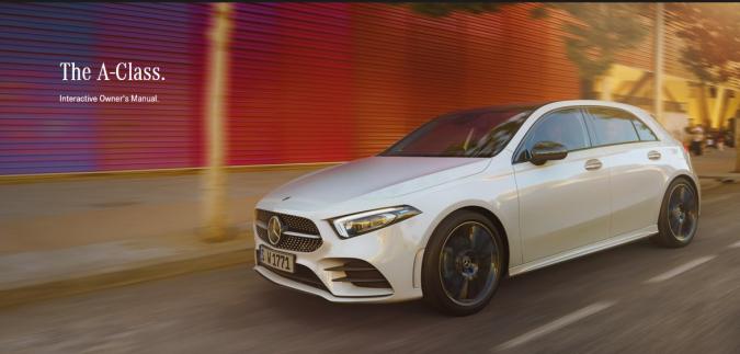 2019 Mercedes Benz A-Class Owner’s Manual Image