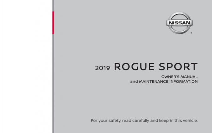 2019 Nissan Rogue Owner’s Manual Image