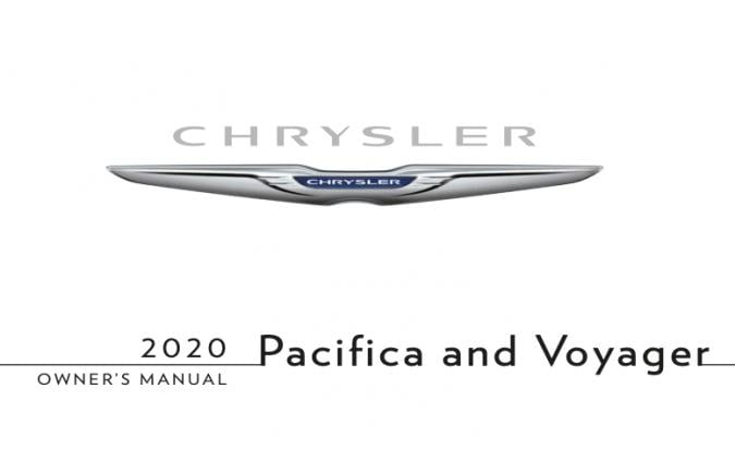 2020 Chrysler Pacifica Hybrid Owner S Manual Pdf Manual Directory