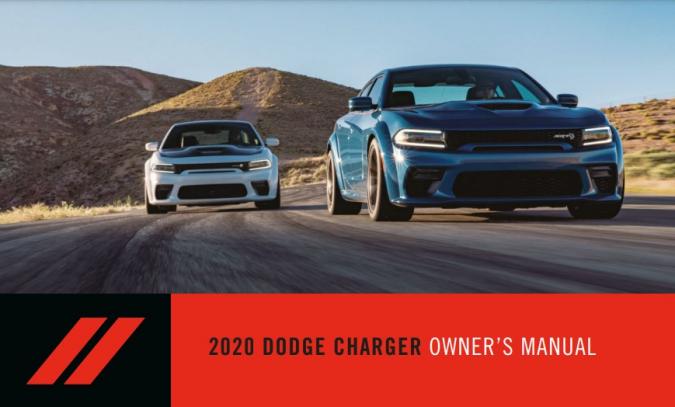 2020 Dodge Charger Owner’s Manual Image