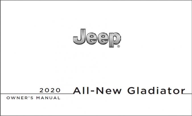 2020 Jeep Gladiator Owner’s Manual Image