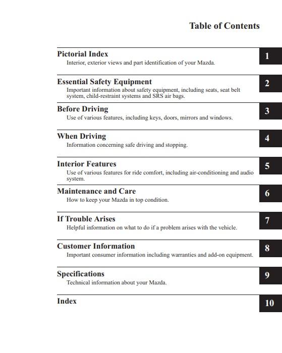 2020 Mazda CX-5 Owner’s Manual Image