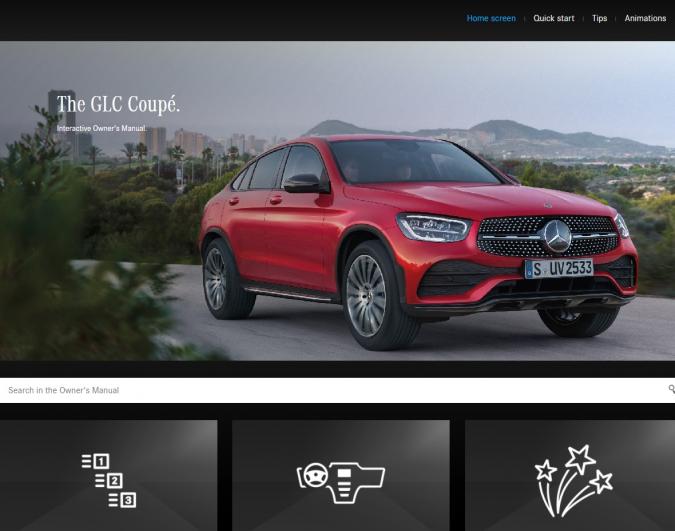 2020 Mercedes Benz GLC Coupe Owner’s Manual Image