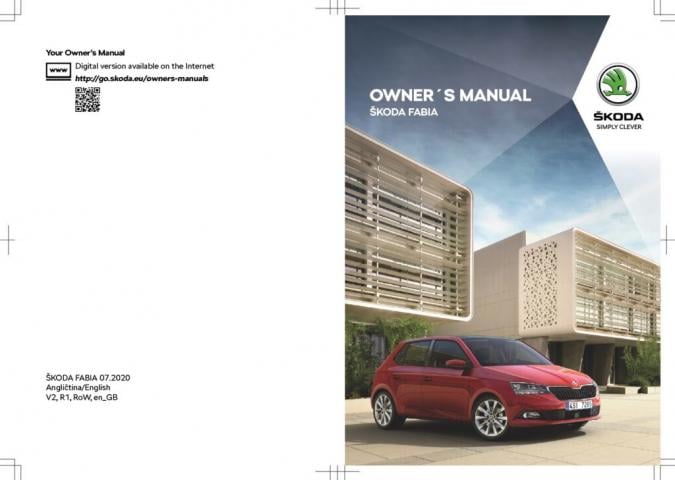 2020 Skoda Fabia Owner’s Manual Image