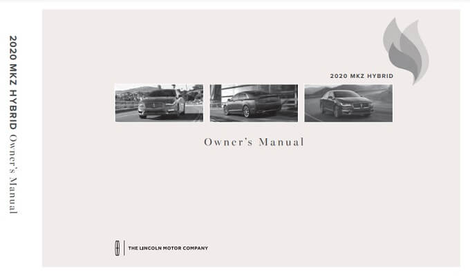 2013 Lincoln MKZ Hybrid Owner’s Manual Image
