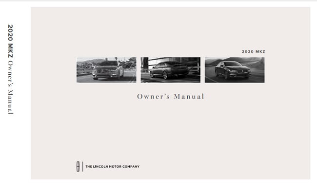 2013 Lincoln MKZ Owner’s Manual Image