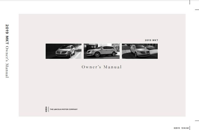 2015 Lincoln MKT Owner’s Manual Image