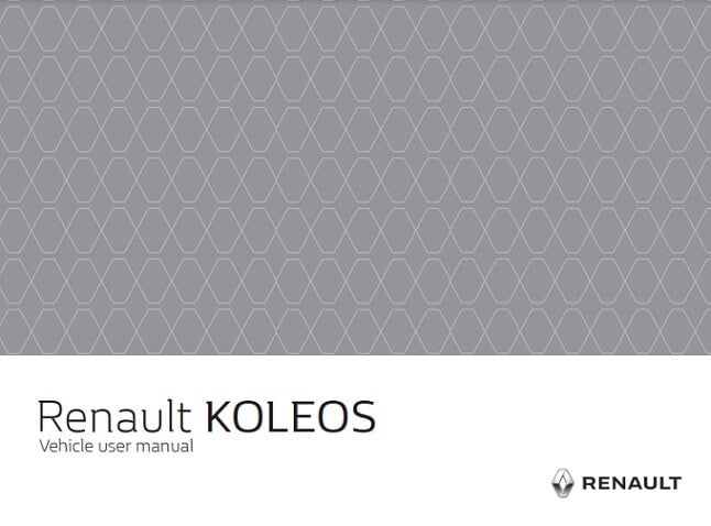 2017 Renault Koleos Owner’s Manual Image