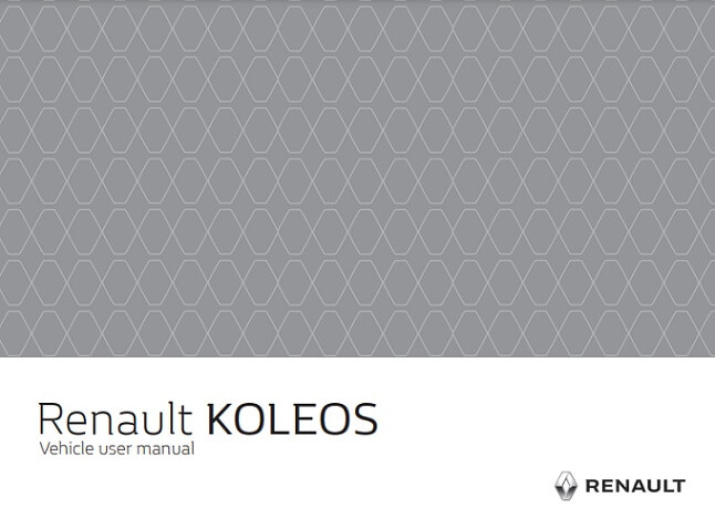 2018 Renault Koleos Owner’s Manual Image