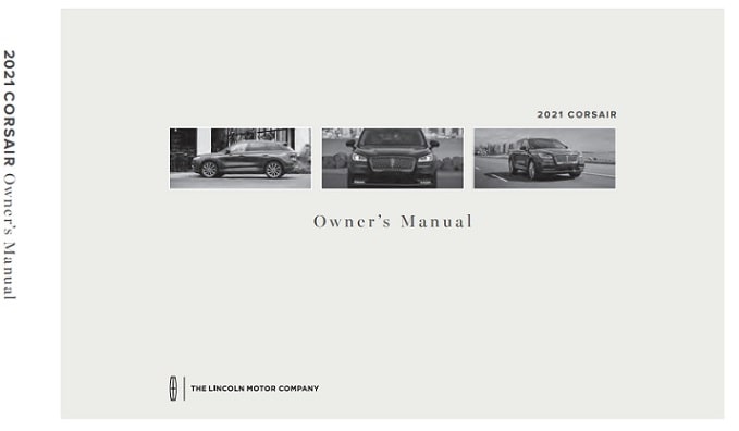 2021 Lincoln Corsair Owner’s Manual Image