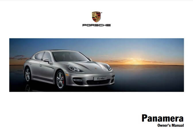 2010 Porsche Panamera Owner’s Manual Image