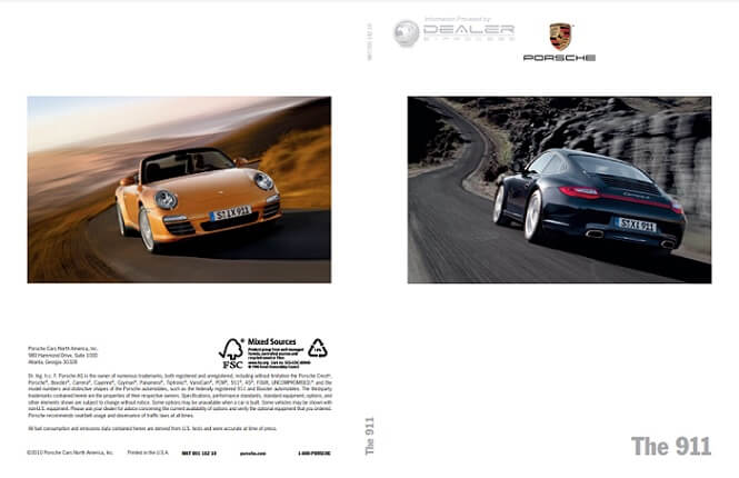 2011 Porsche 911 Owner’s Manual Image