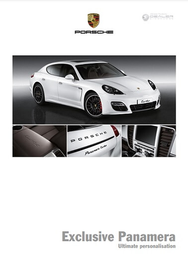 2012 Porsche Panamera Owner’s Manual Image