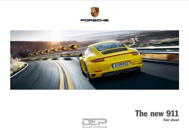 2020 Porsche 911 Owner’s Manual Image